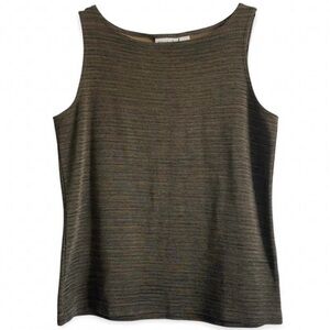 Vintage Chico’s Design Textured Sleeveless Tank Top Size 1